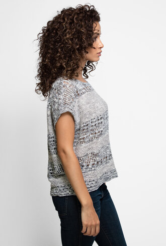 Inhabit Cotton Blend Relaxed Pull Pewter