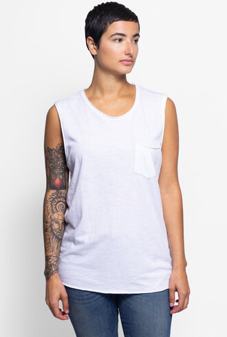 NSF Doti Muscle Tee White