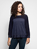 Goat Suede/Fleece Pullover Navy