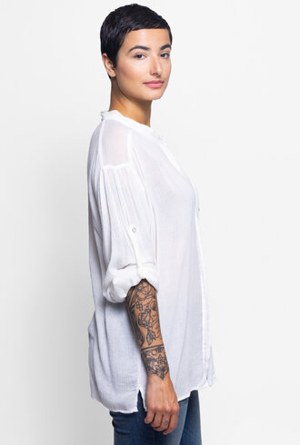NSF Layla Relaxed Pocket Top Soft White