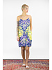 Raquel Allegra Tie Dye T-Back Spaghetti Dress Violet