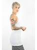 Raquel Allegra Sunfade Vintage Jersey Tank Dirty White