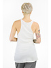 Raquel Allegra Sunfade Vintage Jersey Tank Dirty White
