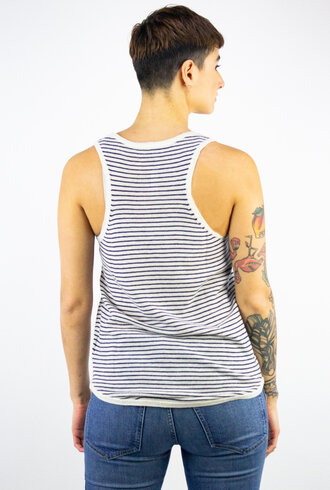 360 Sweater Tanya Stripe Cashmere Tank