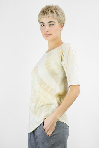 Raquel Allegra Basic Tee Desert Tie Dye