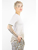 Raquel Allegra Tie Dye Rayon Jersey Basic Tee Sand