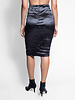 Nicole Miller Techno Metal Skirt Black