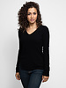 Inhabit Side-slit V Black