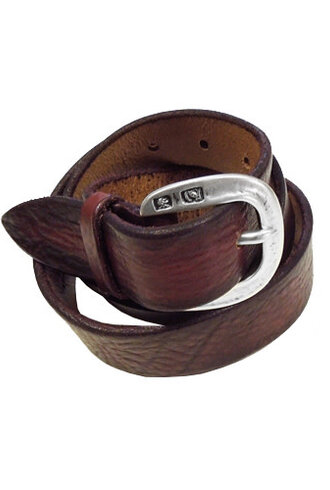 Orciani Thin British Belt Bordeaux