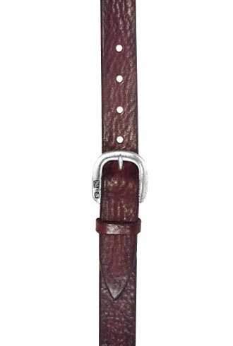 Orciani Thin British Belt Bordeaux
