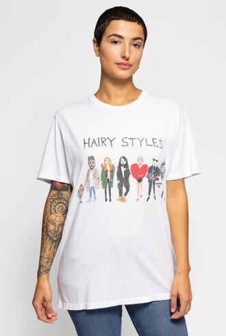 Unfortunate Portrait Hairystyles Short Sleeve Tee
