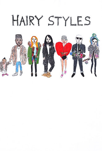 Unfortunate Portrait Hairystyles Short Sleeve Tee