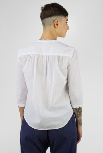 Xirena Vonn Cotton Poplin Top White