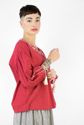 The Great The Vineyard Tunic Saffron
