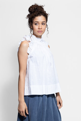 Ulla Johnson Tilda Top Blanc