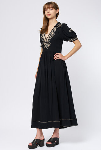 The Great The Elysian Dress Black