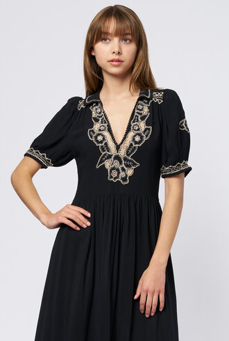 The Great The Elysian Dress Black