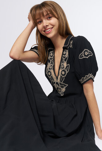 The Great The Elysian Dress Black