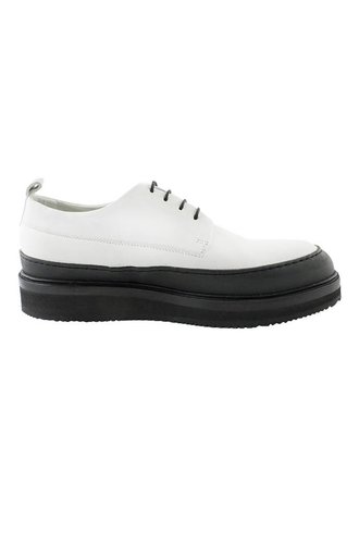 Soft Leather Creeper Bianco