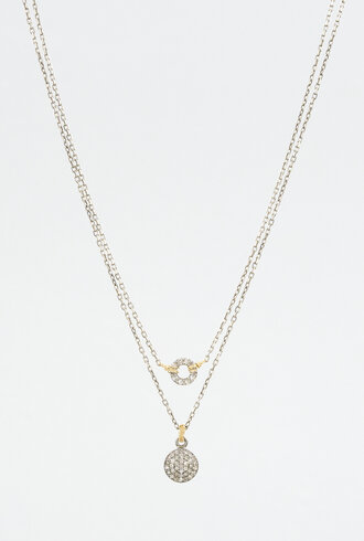 Dana Kellin Fine Diamond Round Pendants Necklace