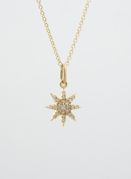 Dana Kellin Fine Diamond Star Gold Necklace