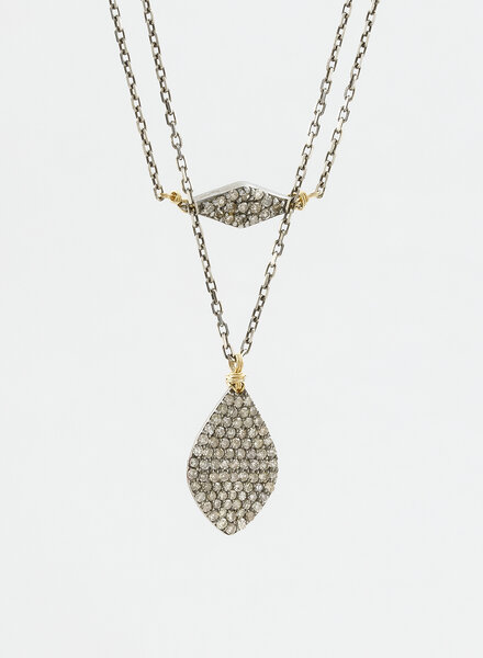 Dana Kellin Fine Double Chain Diamond Necklace