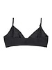 Raquel Allegra Ballet Crepe Bralette Black