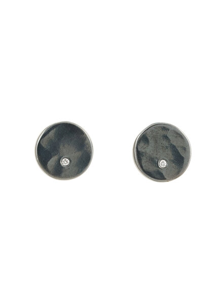 Sarah McGuire Giant Diamond Button Studs