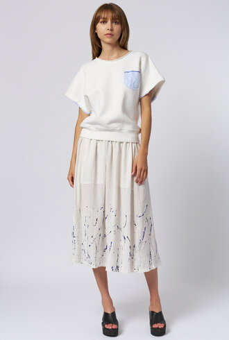 Raquel Allegra Lovely Sweatshirt Royal Painted