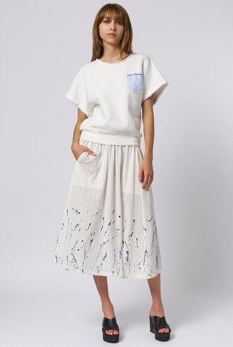 Raquel Allegra Lovely Sweatshirt Royal Painted