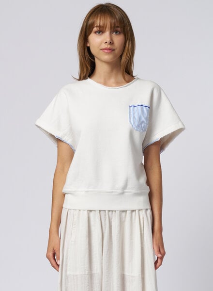 Raquel Allegra Lovely Sweatshirt Royal Painted