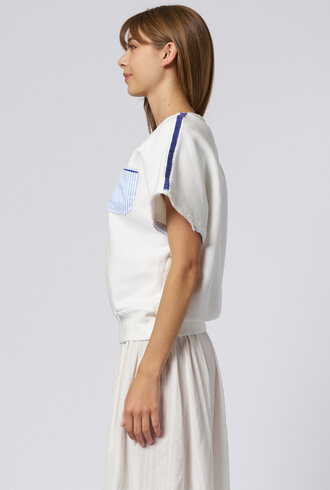 Raquel Allegra Lovely Sweatshirt Royal Painted