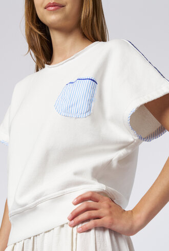 Raquel Allegra Lovely Sweatshirt Royal Painted