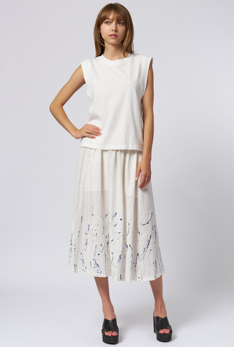 Raquel Allegra Houser Muscle Tee Ivory
