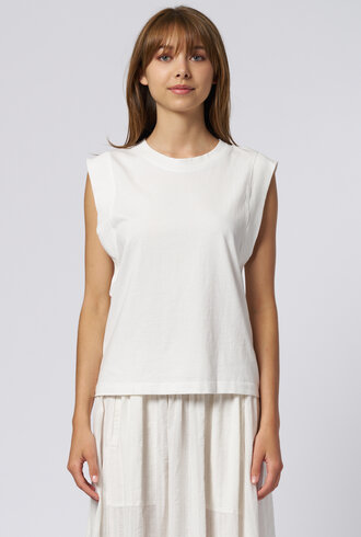 Raquel Allegra Houser Muscle Tee Ivory