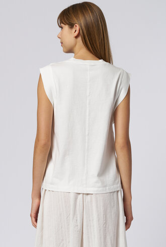 Raquel Allegra Houser Muscle Tee Ivory