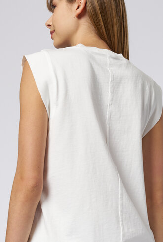 Raquel Allegra Houser Muscle Tee Ivory