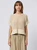 Raquel Allegra Micro Pullover White Marled