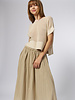 Raquel Allegra Micro Pullover White Marled