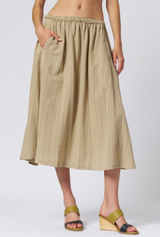 Raquel Allegra Day Skirt Clay