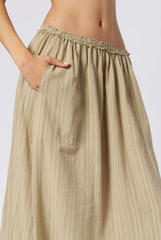 Raquel Allegra Day Skirt Clay