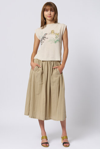 Raquel Allegra Billboard Tee Ivory