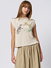 Raquel Allegra Billboard Tee Ivory