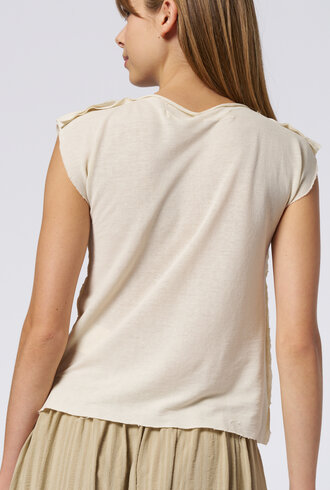 Raquel Allegra Billboard Tee Ivory