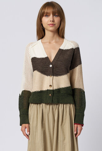 Raquel Allegra SKU:RSWB941, Matisse Cardigan, Neutral