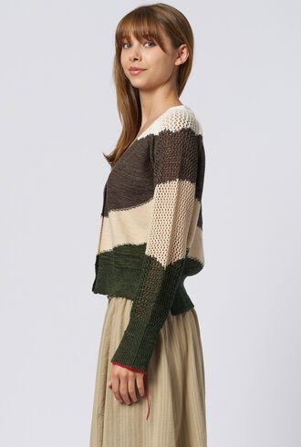 Raquel Allegra SKU:RSWB941, Matisse Cardigan, Neutral