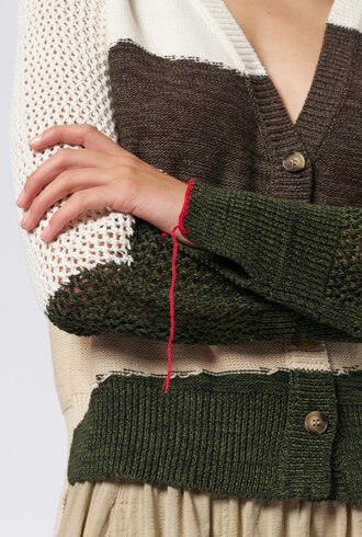Raquel Allegra SKU:RSWB941, Matisse Cardigan, Neutral