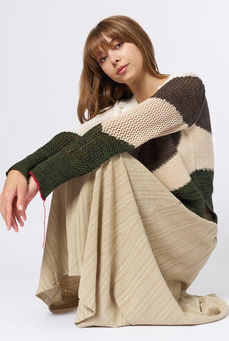 Raquel Allegra SKU:RSWB941, Matisse Cardigan, Neutral