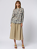 Raquel Allegra Dee Blouse Blue Leopard