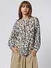 Raquel Allegra Dee Blouse Blue Leopard